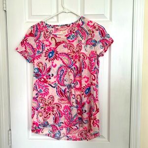 NWT Lilly Pulitzer Coconut, Flitting About Shirt, S